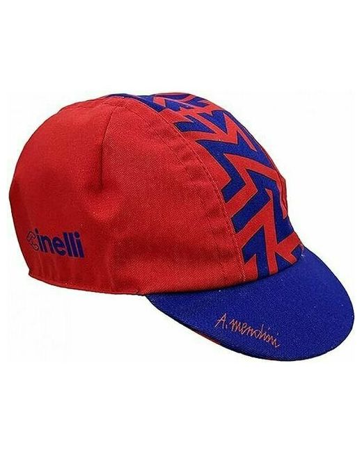 Cinelli Кепка шлем Бейсболка Stilema Fulvia Mendini Red/Blue летняя размер OneSize