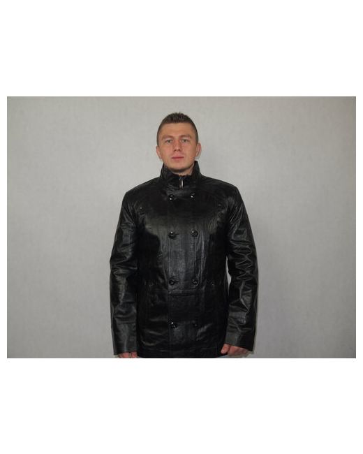 ИП Паршков Е.В. Кожаная куртка демисезонная силуэт полуприлегающий размер 54