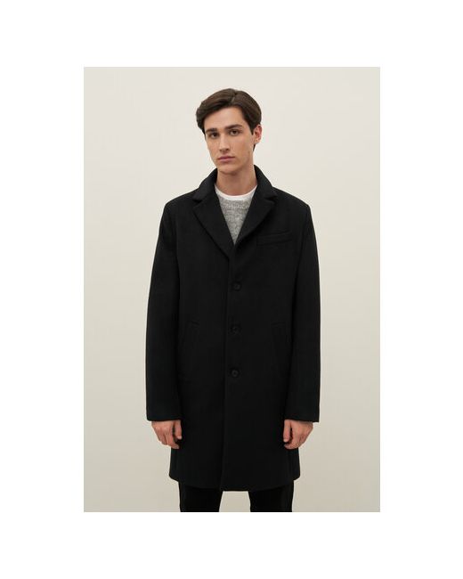 Finn Flare Пальто демисезонное силуэт прямой удлиненное карманы без капюшона размер