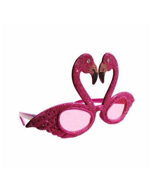 Веселуха Карнавальные очки Фламинго