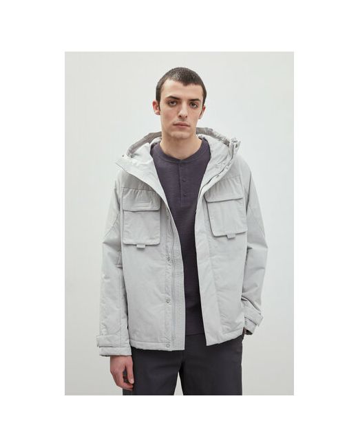 Finn Flare куртка демисезонная силуэт прямой манжеты капюшон водонепроницаемая подкладка размер