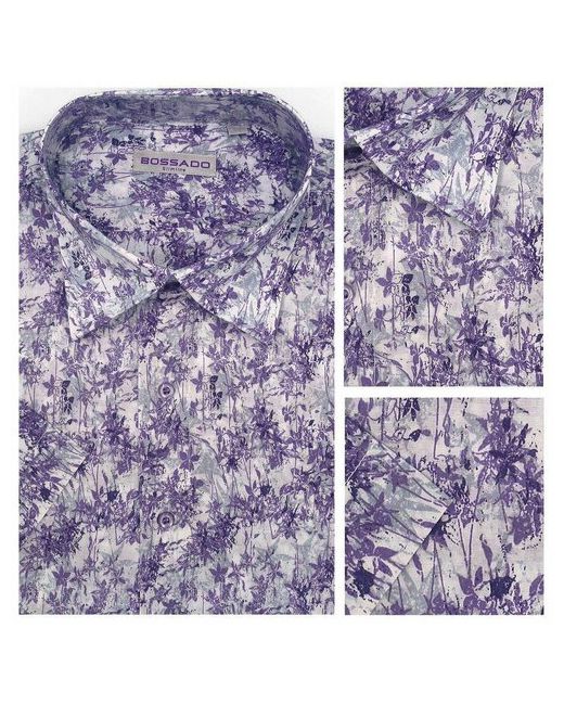 Bossado Рубашка размер 2XL фиолетовый
