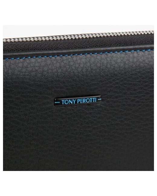 Tony Perotti Портмоне гладкая фактура на молнии 3 отделения для банкнот карт и монет