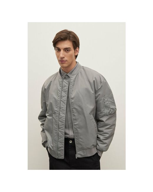 Finn Flare куртка демисезонная силуэт свободный водонепроницаемая съемный капюшон утепленная карманы размер