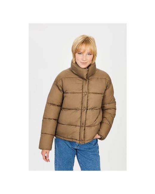 Baon куртка демисезон/зима средней длины силуэт прямой карманы манжеты подкладка размер 50