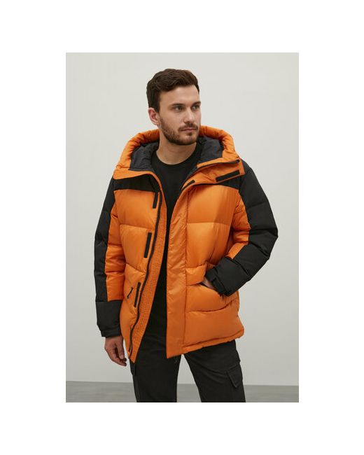 Finn Flare куртка демисезонная силуэт прямой несъемный капюшон ветрозащитная водонепроницаемая подкладка размер 2XL