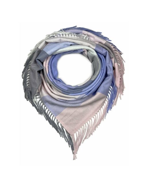 CashmScarf Платок кашемир с бахромой 100х100 см мультиколор