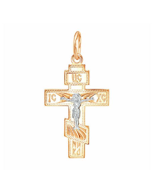 Zolotye Uzory Подвеска крест из золота 23-0095