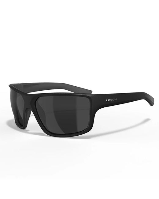 Leech Солнцезащитные очки овальные оправа спортивные с защитой от УФ устойчивые к появлению царапин поляризационные черный