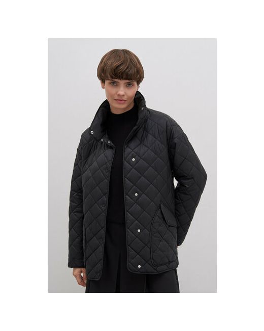 Finn Flare куртка демисезонная средней длины силуэт прямой водонепроницаемая стеганая размер