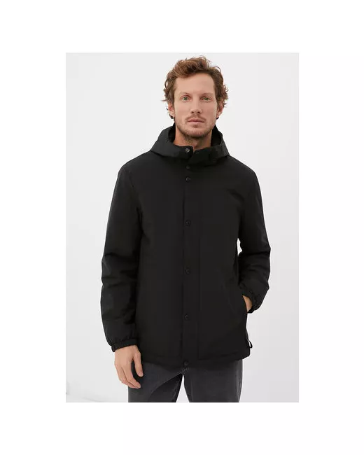 Finn Flare куртка демисезонная силуэт прямой капюшон водонепроницаемая ветрозащитная размер