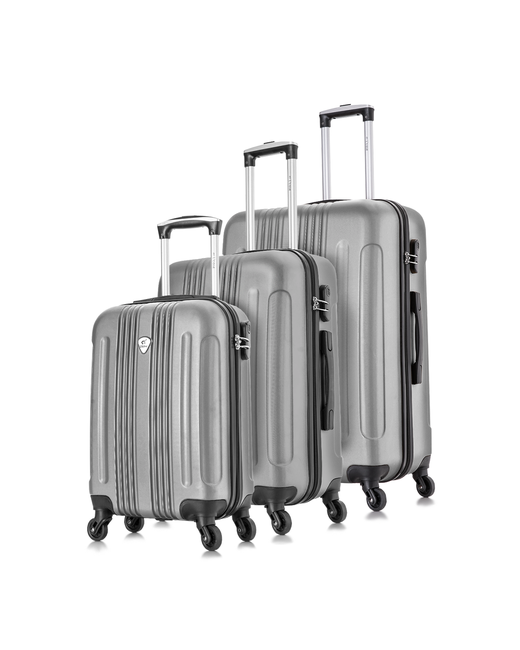 L'Case Комплект чемоданов 3 шт. 104 л размер