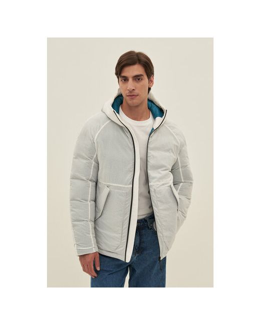 Finn Flare куртка демисезонная силуэт прямой водонепроницаемая капюшон ветрозащитная размер