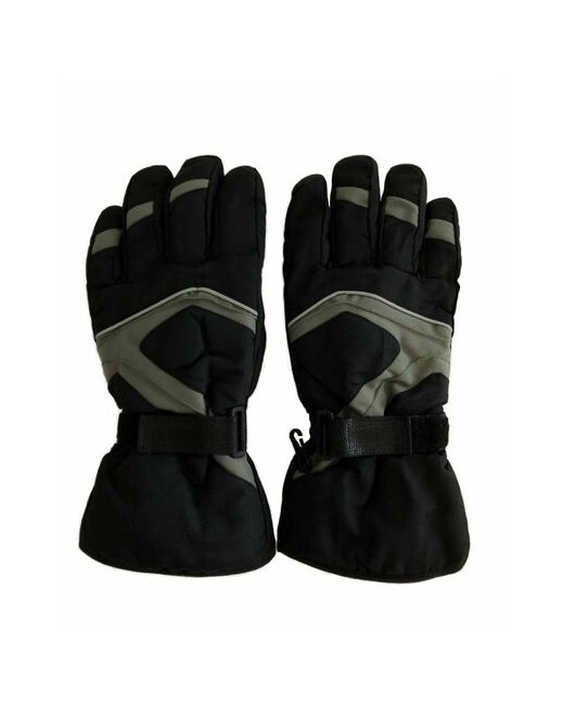 Cast-tex Gloves Зимние теплые перчатки Cast-Tex дутики на флисовой подкладке черный с зеленым Размер 8.5 9 9.5 10