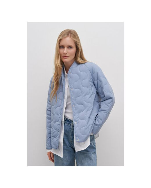 Finn Flare куртка демисезонная средней длины силуэт прямой водонепроницаемая ветрозащитная стеганая размер