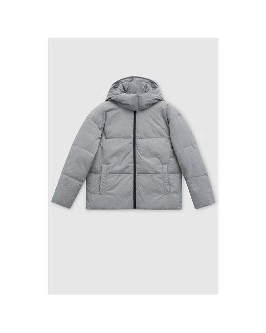 Finn Flare куртка демисезонная средней длины силуэт свободный утепленная водонепроницаемая вязаная карманы манжеты капюшон размер