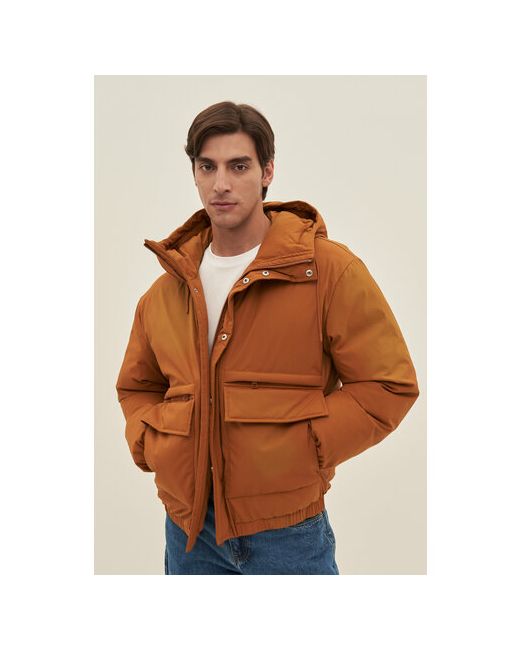Finn Flare куртка демисезонная силуэт прямой стеганая размер