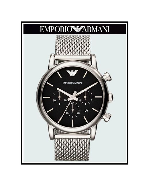 Emporio Armani Наручные часы Часы Мужские серебряный