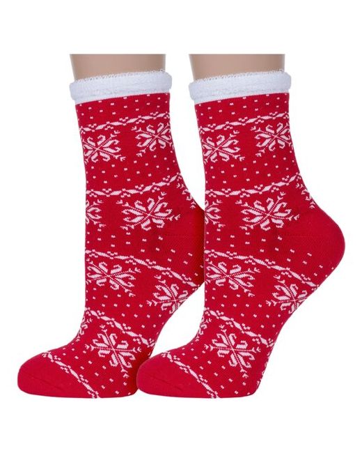 Красная Ветка носки укороченные махровые размер 23-25