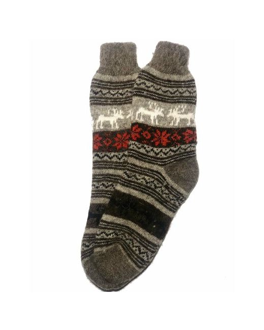 komoD носки 1 пара классические вязаные размер красный черный