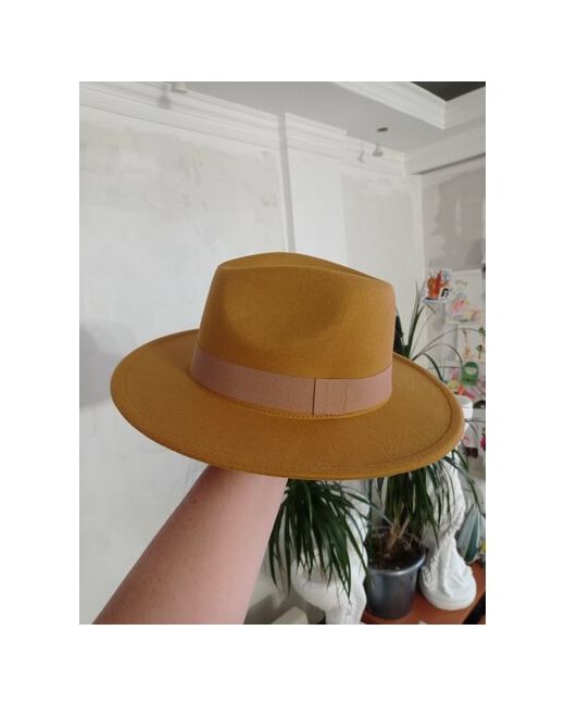Oksi Шляпа федора размер 56 желтый