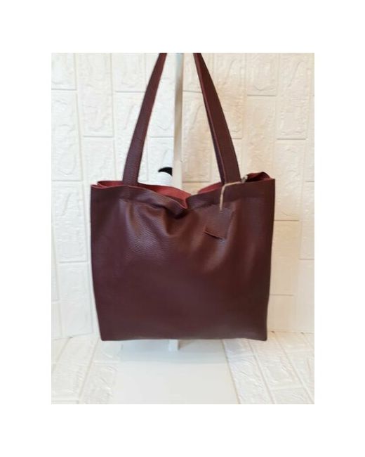 Elena leather bag Сумка шоппер повседневная внутренний карман