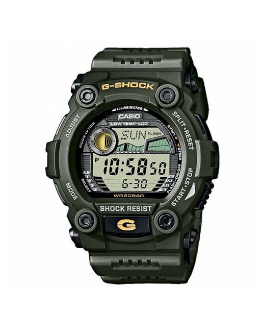 Casio Наручные часы G-SHOCK G-7900-3 395945 черный зеленый