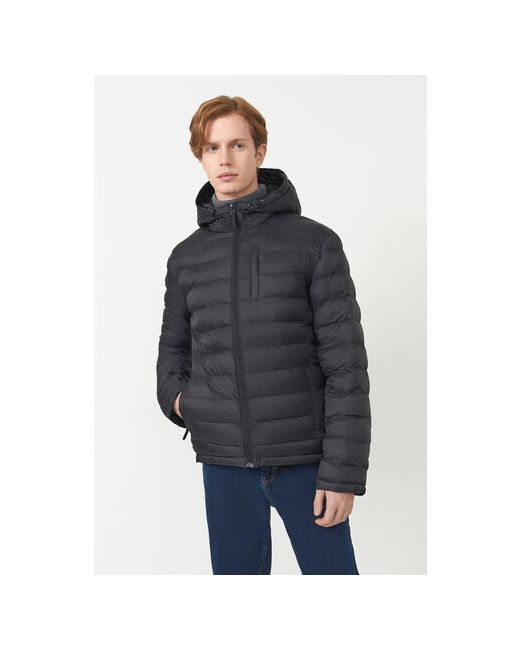 Baon куртка демисезон/зима силуэт прямой несъемный капюшон водонепроницаемая утепленная ультралегкая размер черный