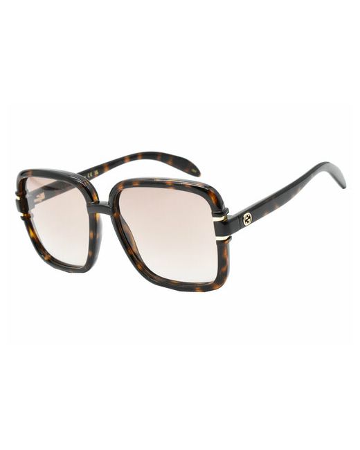 Gucci Солнцезащитные очки бабочка оправа с защитой от УФ градиентные для черепаховый