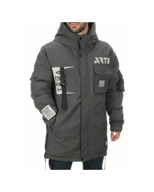 Не определен куртка зимняя силуэт прямой капюшон манжеты грязеотталкивающая внутренний карман ветрозащитная карманы водонепроницаемая размер 54