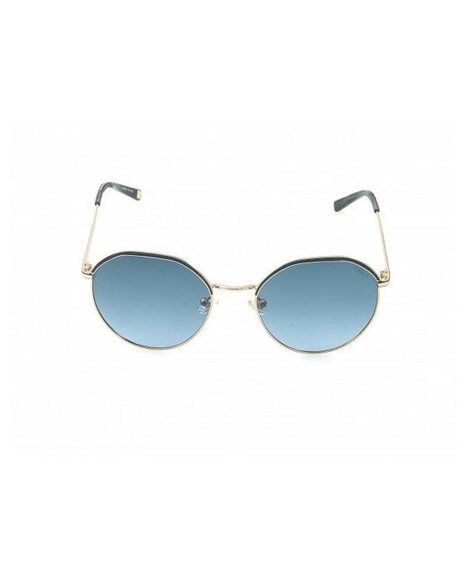 Hermossa Солнцезащитные очки панто оправа градиентные для синий
