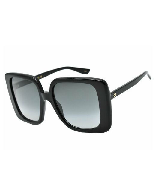 Gucci Солнцезащитные очки квадратные оправа с защитой от УФ градиентные для черный