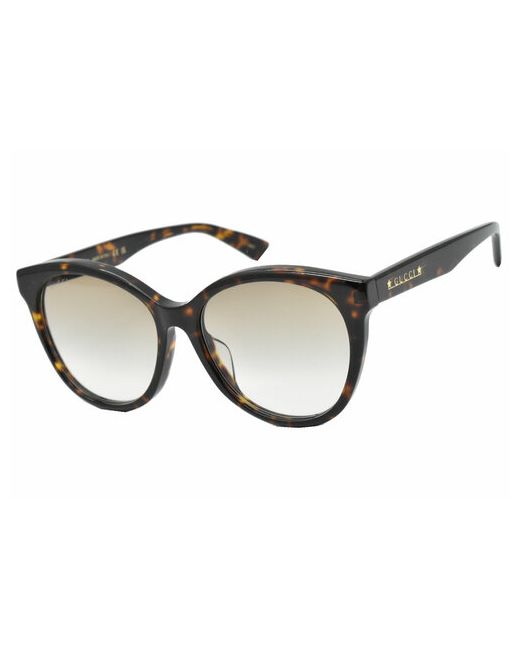 Gucci Солнцезащитные очки круглые оправа градиентные для черепаховый