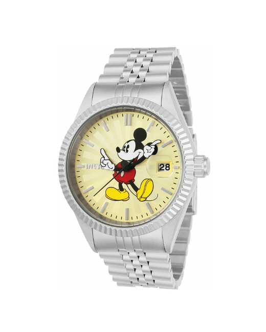 Invicta Наручные часы Часы кварцевые Disney Limited Edition Mickey Mouse 22769 серебряный
