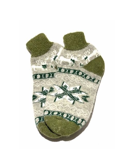 komoD носки 1 пара классические вязаные размер зеленый