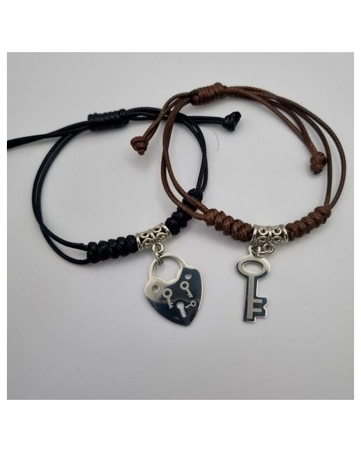 Reniva Парные браслеты на магните с ключиком и замком подарок подруге маме дочке сестре для девочек