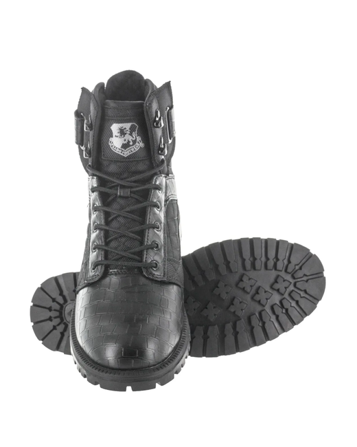 Vladofootwear Ботинки демисезон/зима водонепроницаемые резинка в подъеме высокие размер US 44 EU 5 см черный