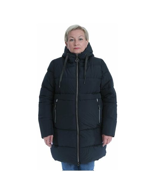 M&P куртка зимняя средней длины силуэт свободный водонепроницаемая размер 52