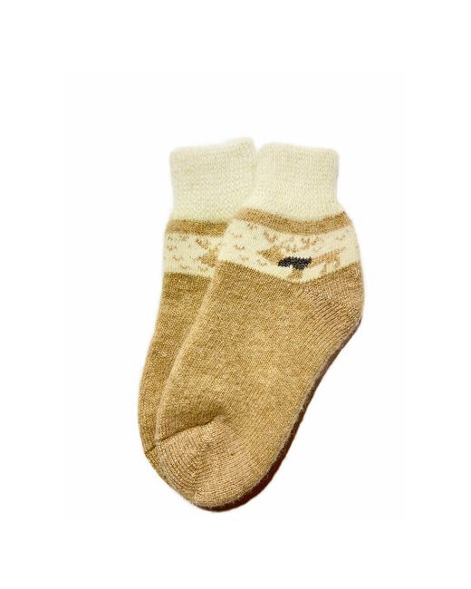 комоD носки средние вязаные размер желтый