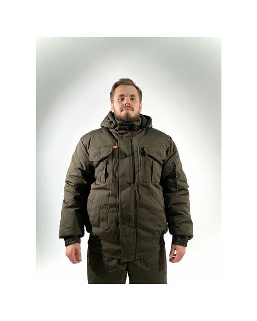 Idcompany куртка зимняя силуэт свободный карманы капюшон манжеты внутренний карман размер 48