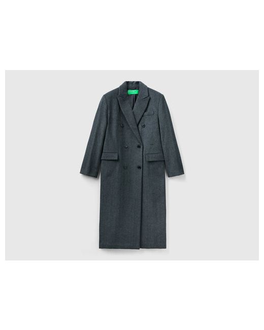 United Colors Of Benetton Пальто демисезон/зима силуэт прямой удлиненное размер 44