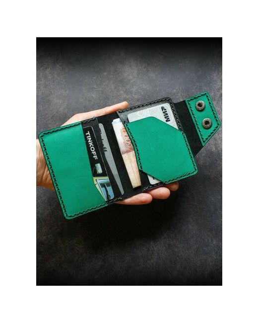 Kovach Кредитница 4 кармана для карт зеленый черный