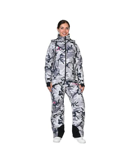 Raidpoint Комбинезон зимний силуэт полуприлегающий карман для ски-пасса водонепроницаемый размер 42