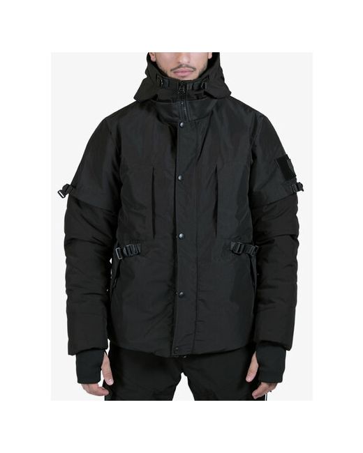 Igan куртка зимняя силуэт свободный капюшон утепленная внутренний карман размер