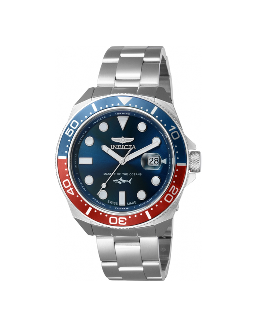 Invicta Наручные часы Часы кварцевые Швейцарские Pro Diver Swiss Made 39867 серебряный