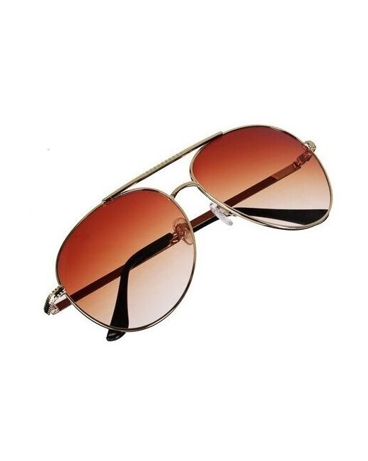 Galante Солнцезащитные очки авиаторы оправа пластик с защитой от УФ золотой