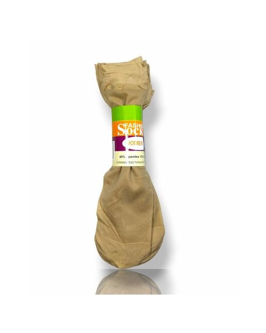 Fashion Socks носки средние капроновые нескользящие 20 den 10 пар размер Нет