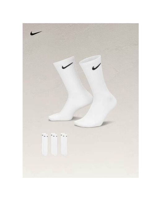 Nike Носки унисекс 3 пары размер EUR 42-46