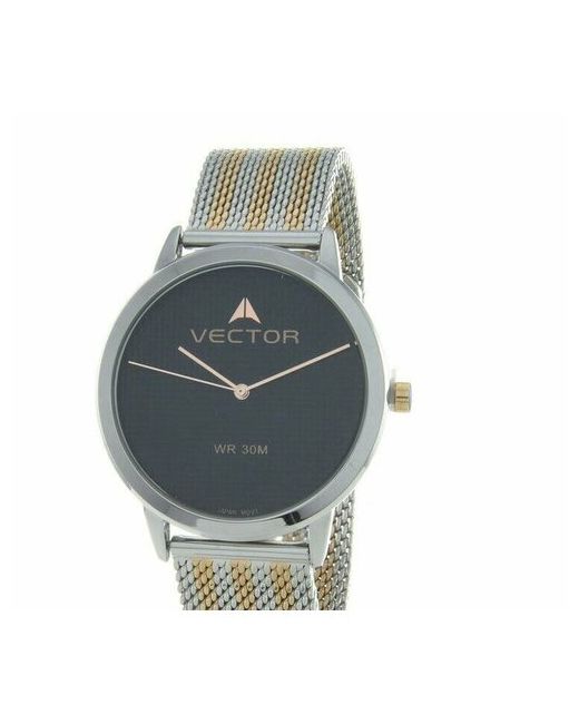 Vector Наручные часы Часы V8-124461 черный серебряный