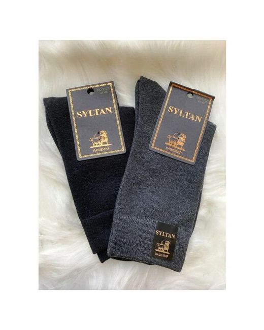 syltan носки 2 пары классические на Новый год утепленные размер 41-46 черный